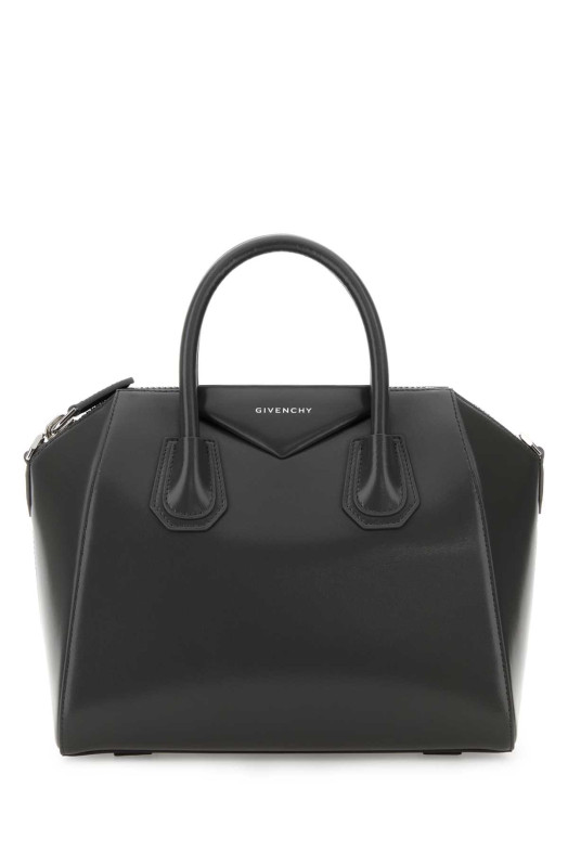 Темно-серая кожаная маленькая сумочка Antigona GIVENCHY (BB5149B00D)