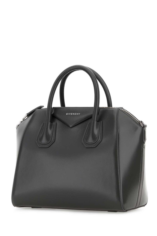 Темно-серая кожаная маленькая сумочка Antigona GIVENCHY (BB5149B00D)