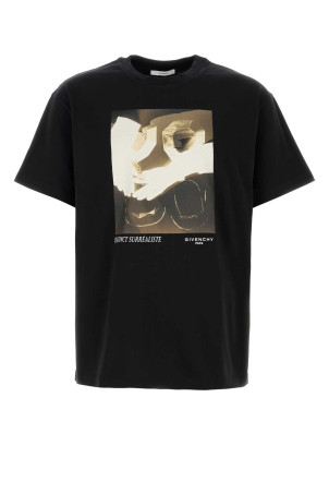 Black cotton t-shirt GIVENCHY (BM71NK3YSQ)