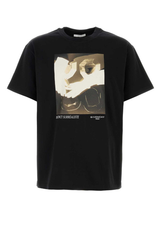 Black cotton t-shirt GIVENCHY (BM71NK3YSQ)