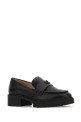 Black leather Leah loafers Black COACH NEW YORK (CB990)