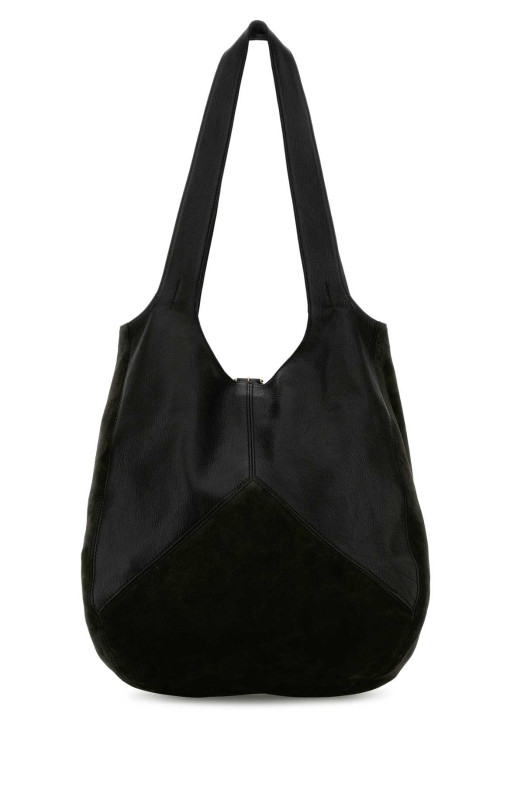 Черная замша и кожа Сумка для покупок Balloon CHLOE (CH25WS642Q51) CHLOÉ