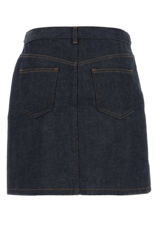 Denim Jupe mini skirt Blue A.P.C. (CODBSF06094)