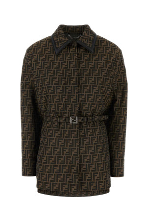 Embroidered canvas shirt FENDI (FJ7564A5W3)