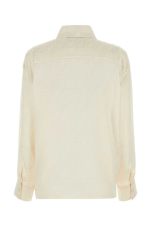 Ivory silk shirt FENDI (FS8140AJ0Z)