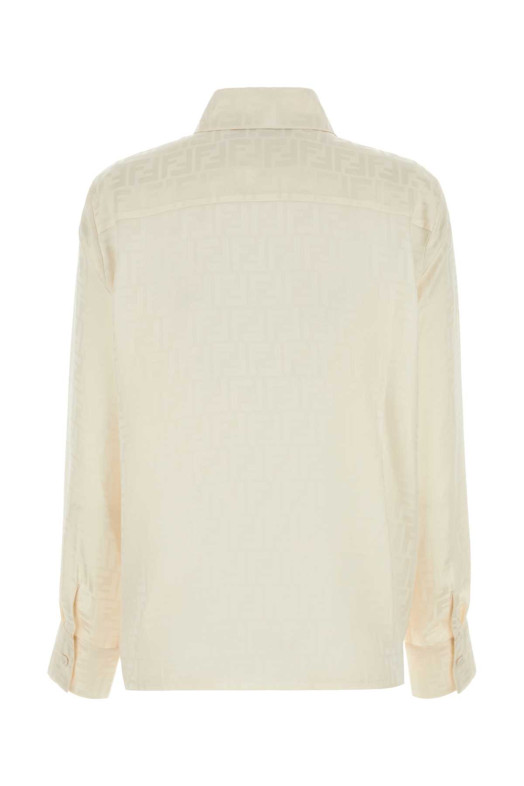 Ivory silk shirt FENDI (FS8140AJ0Z)