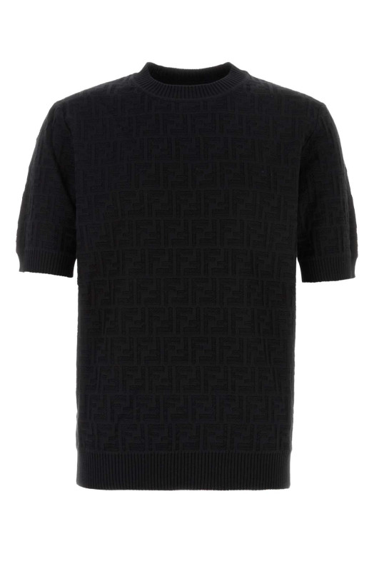 Black cotton sweater Black FENDI (FZX051AUW0)