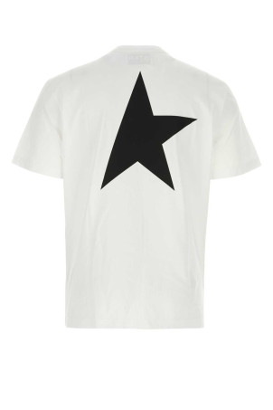 White cotton t-shirt GOLDEN GOOSE DELUXE BRAND (GMP01220P000879)