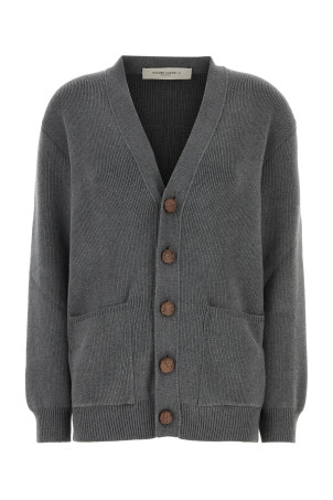 ЗОЛОТОЙ В'С ВЯЗАННЫЙ КАРДИГАН GOLDEN GOOSE DELUXE BRAND (GWP00950P000662)