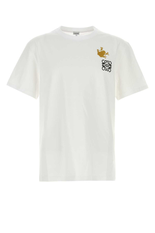 White cotton t-shirt Multicolor LOEWE (H526Y22J74)