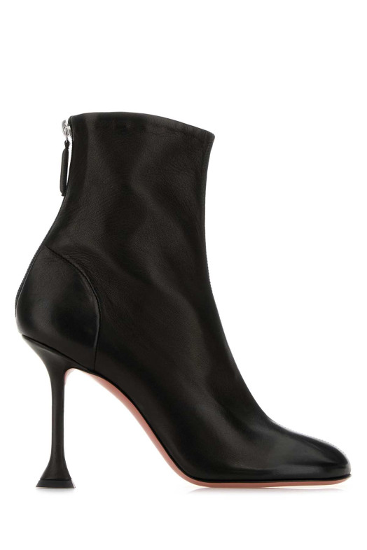 Black nappa leather Iris ankle boots AMINA MUADDI (IRISBOOTIE95)