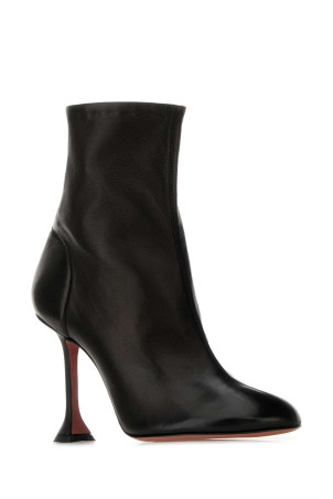 Black nappa leather Iris ankle boots AMINA MUADDI (IRISBOOTIE95)