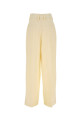 Cream viscose blend wide-leg pant JIL SANDER (J03KA0292J65005)