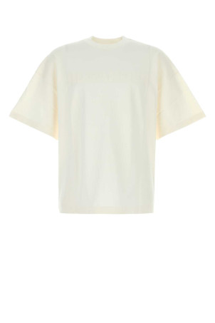 White cotton t-shirt Black JIL SANDER (J21GC0168J20243)