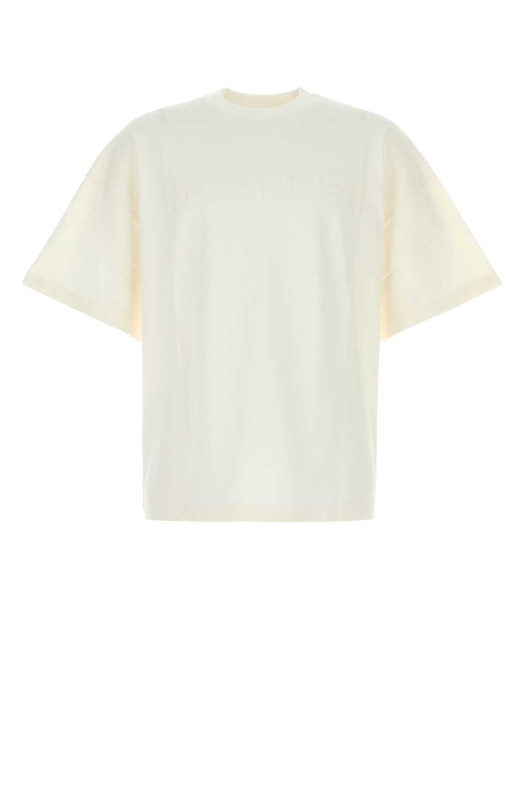 White cotton t-shirt Black JIL SANDER (J21GC0168J20243)