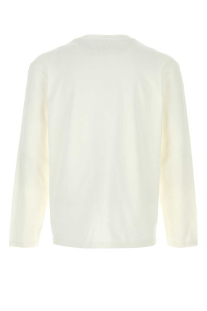 White cotton t-shirt Black JIL SANDER (J22GC0236J20103)