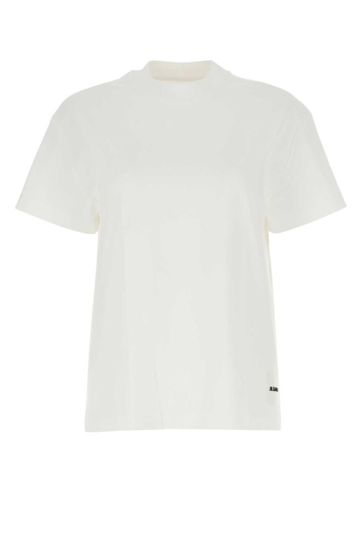 White cotton t-shirt set White JIL SANDER (J40GC0001J45048)