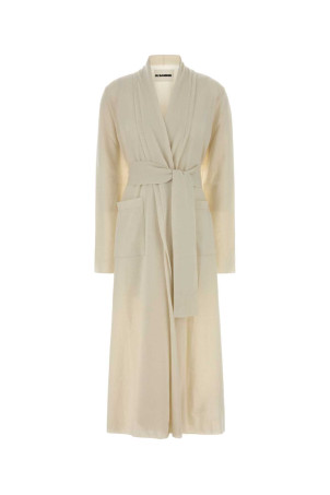 Кашеміровий кардиган кольору слонової кістки JIL SANDER (J40GP0039J13204)