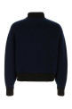 Dark blue wool blend cardigan JIL SANDER (J61HP0005J14824)
