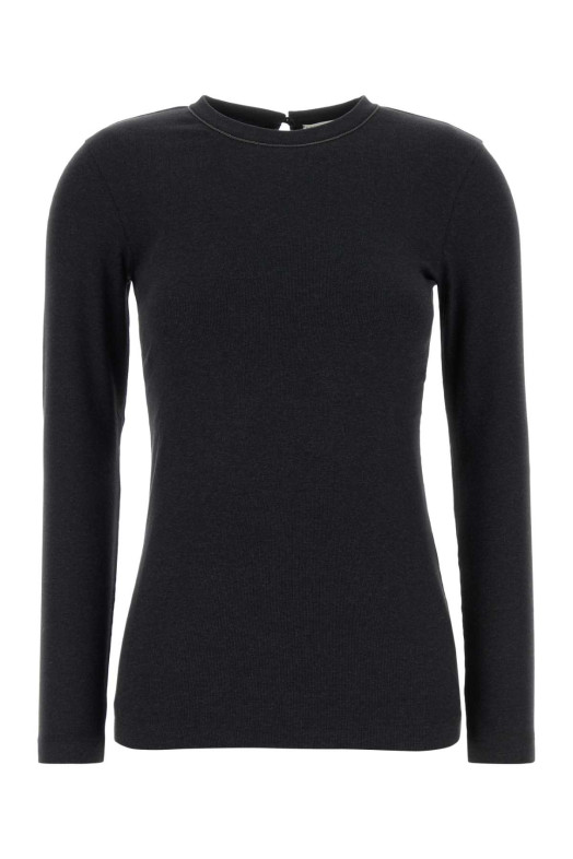 Футболка з еластичної бавовни Charcola BRUNELLO CUCINELLI (M0TC8BJ300)