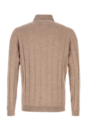 Cappuccino wool blend cardigan BRUNELLO CUCINELLI (M24805105)