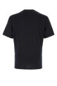 Dark blue silk blend t-shirt Black BRUNELLO CUCINELLI (MH8361308)