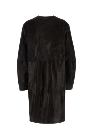 Dark brown calf hair Miller coat Brown LOULOU DE SAISON (MILLER)