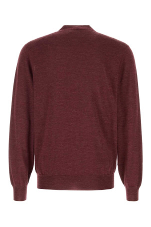 Grape cashmere blend cardigan BRUNELLO CUCINELLI (MSY85156)