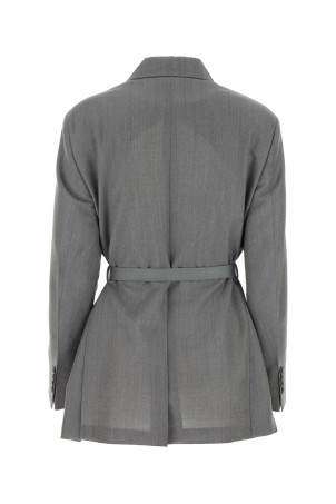 Grey mohair blend blazer PRADA (P544OHSOOO13NH)