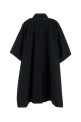 Black cotton overcoat MM6 MAISON MARGIELA (S52AH0083M35734)