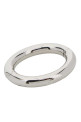 Silver metal bracelet Black MM6 MAISON MARGIELA (SM7UY0104P8754)