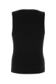 Black stretch cotton tank top Black ENTIRE STUDIOS (UNU2510005BL)