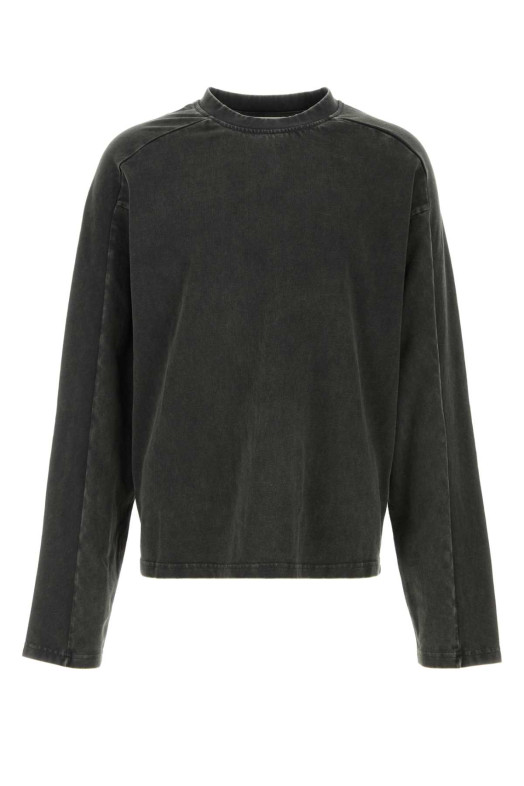 Graphite cotton t-shirt Black-grey ENTIRE STUDIOS (UNU252036WB)