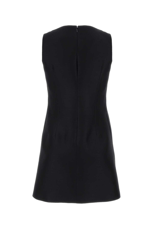 Black twill mini dress VERSACE (10134891A09075)
