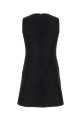 Black twill mini dress VERSACE (10134891A09075)