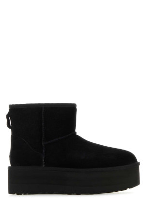 Black suede Classic Mini Platform ankle boots Black UGG (1134991)