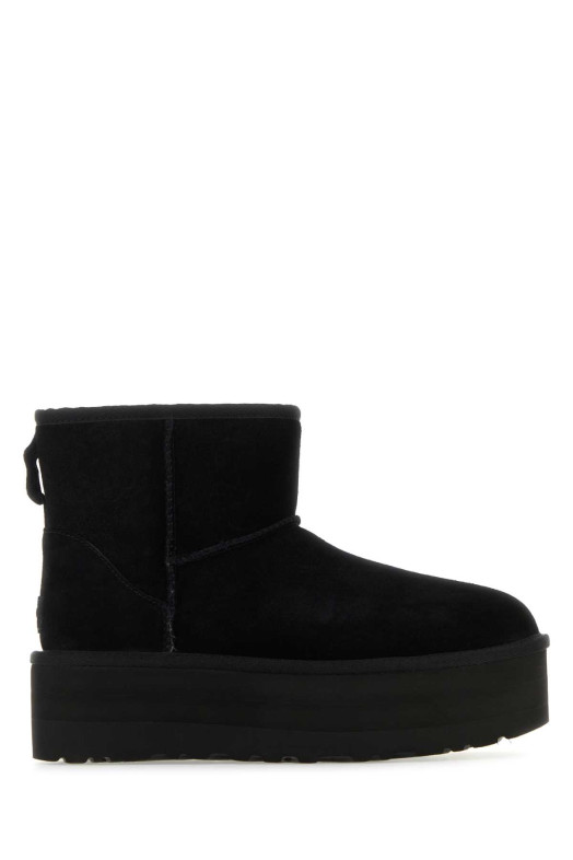 Black suede Classic Mini Platform ankle boots Black UGG (1134991)