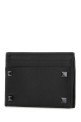 Black leather Rockstud card holder Black VALENTINO GARAVANI (4Y2P0523VH3)