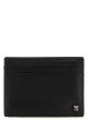 Black leather Rockstud card holder Black VALENTINO GARAVANI (4Y2P0523VH3)