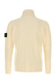 Ivory wool sweater White STONE ISLAND (5100052C2)