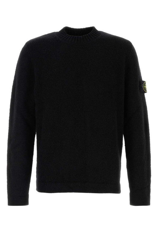 Black wool blend sweater Black STONE ISLAND (5100056N2)