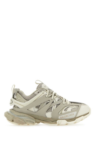 Two-tone synthetic leather and fabric sneakers BALENCIAGA (542023W3FE4)