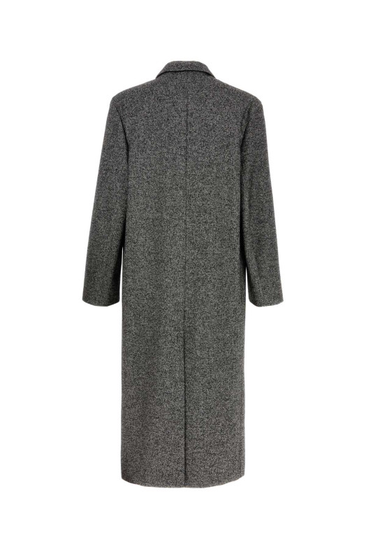 Two-tone wool blend coat White/Black LOEWE (H526Y01WD6)