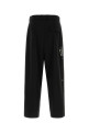 Black cotton wide-leg pant Black LOEWE (H526Y04WHX)