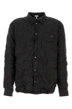 Black poplin shirt Black LOEWE (H526Y05WFP)