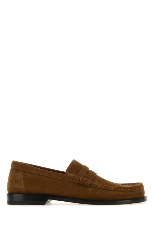 Brown suede Campo loafers Brown LOEWE (M816290X14)
