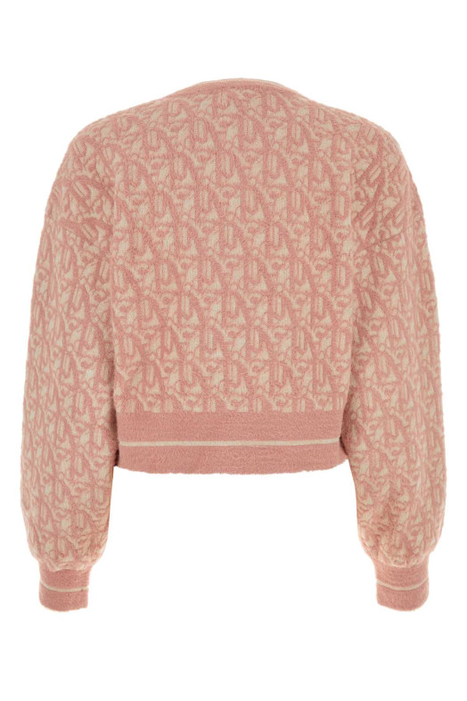 Embroidered nylon blend sweater PALM ANGELS (PWHE059R24KNI001)
