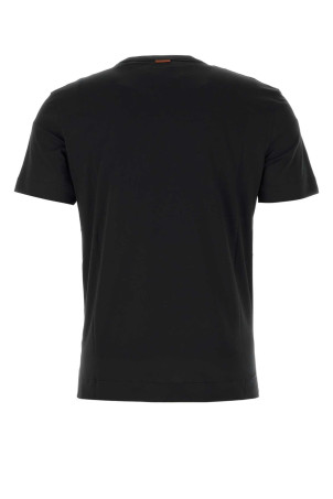 Black cotton t-shirt Black ZEGNA (RE7360A5B760)