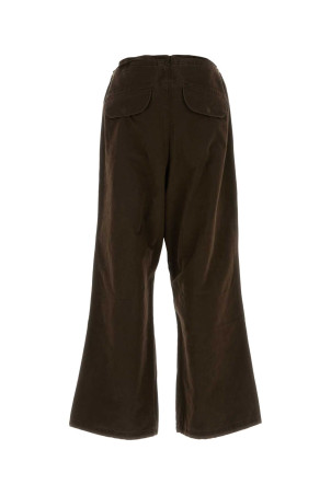 Brown cotton wide-leg pant Brown ENTIRE STUDIOS (UNU253009BT)