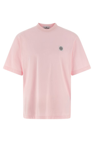 Logo patch t-shirt Pink